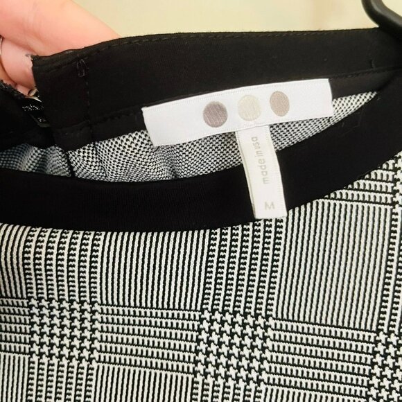 Three Dots Glen Plaid Sheath Dress SZ M - Picture 6 of 9